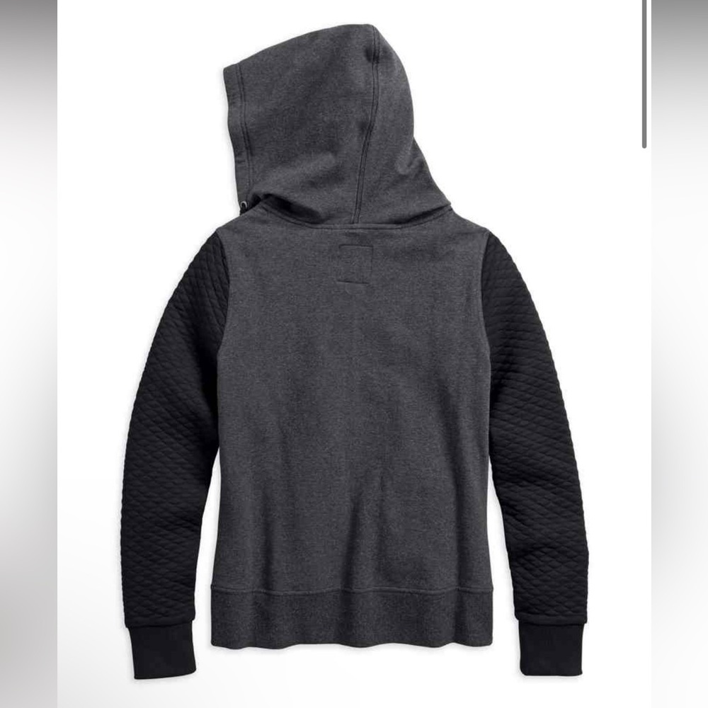 Harley-Davidson Women's Cowl Neck Pullover Style Hoodie, Black - Picture 2 of 6